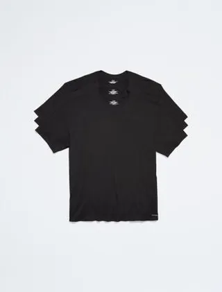 Big & Tall Cotton Classic Fit 3-Pack Crewneck T-Shirt