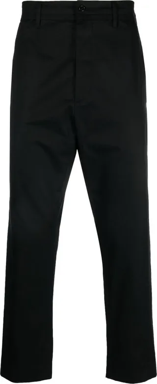 Straight-Leg Cut Trousers