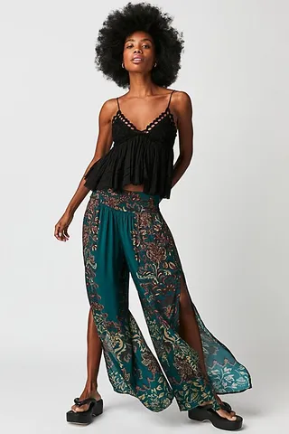 Sweet Arrival Wide-Leg Pants by Free People