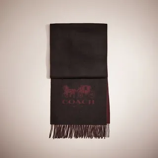Restored Horse And Carriage Cashmere Muffler