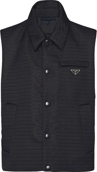 Logo-Print Sleeveless Vest