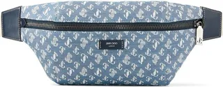 Finsley logo-jacquard belt bag
