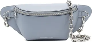 Logo-Embossed Leather Belt Bag