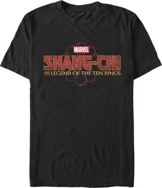 Men's Marvel Shang-Chi and the Legend of the Ten Rings Logo T-Shirt - Black - Medium