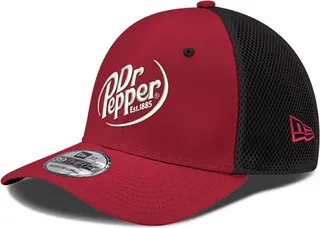 Men's New Era Burgundy Bubba Wallace Dr. Pepper Neo 39THIRTY Flex Hat