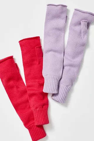 Cashmere Long Arm Warmers by Rosie Sugden at Free People