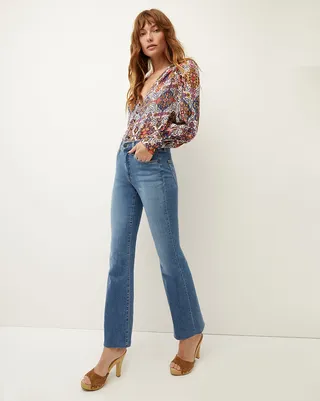 Leena Bootcut Jean | Raw Hem