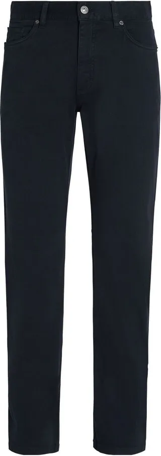 Garment-Dyed Tapered Jeans
