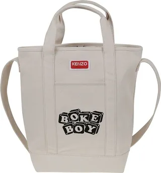 Kenzo Logo Patch Tote Bag