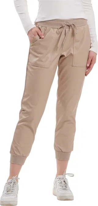 Splendid Women's Vegan Leather Jogger Sweatpants