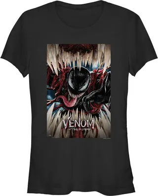Junior's Marvel Venom: Let There be Carnage Razor Teeth T-Shirt - Black - Medium