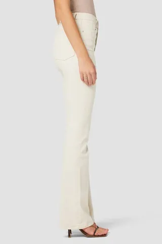 Hudson Jeans Faye Ultra High-Rise Bootcut Jeans - Moonbeam