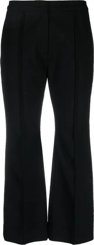 High-Waisted Cropped Trousers
