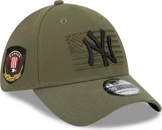 Men's New Era Green New York Yankees 2023 Armed Forces Day 39THIRTY Flex Hat