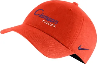 Clemson Campus 365 Nike Unisex College Adjustable Hat in Orange