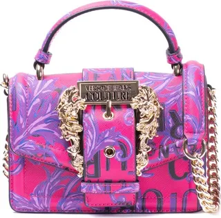 Versace Jeans Couture Regalia Baroque-Printed Chain-Linked Shoulder Bag