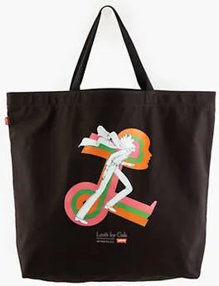 Levi's XL Graphic Tote Bag - Women's - Regular Black