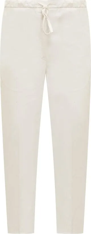 Jil Sander Drawstring Cropped Trousers