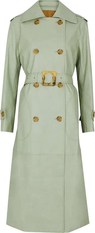 Rejina Pyo Juno Faux Leather Trench Coat