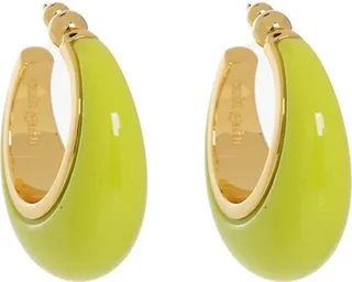 Cult Gaia Two-Tone Hoop Earrings