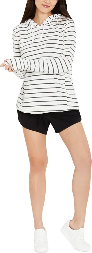 Motherhood Maternity Under Belly French Terry Lounge Maternity Shorts