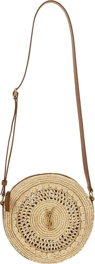 Saint Laurent Logo Plaque Strapped Shoulder Bag