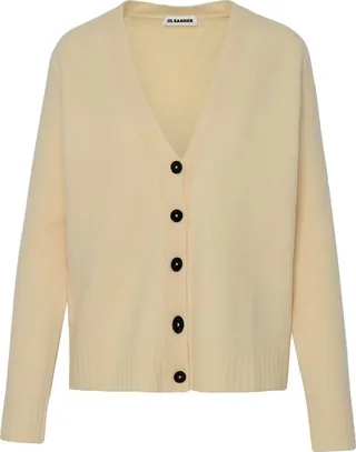 Jil Sander V-Neck Knitted Cardigan