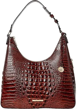 Brahmin Melbourne Tabitha Shoulder Bag (Pecan) Handbags