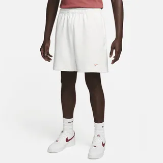 Nike Men's Solo Swoosh French Terry Shorts in Grey