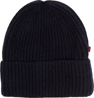 Ribbed-Knit Cashmere Beanie