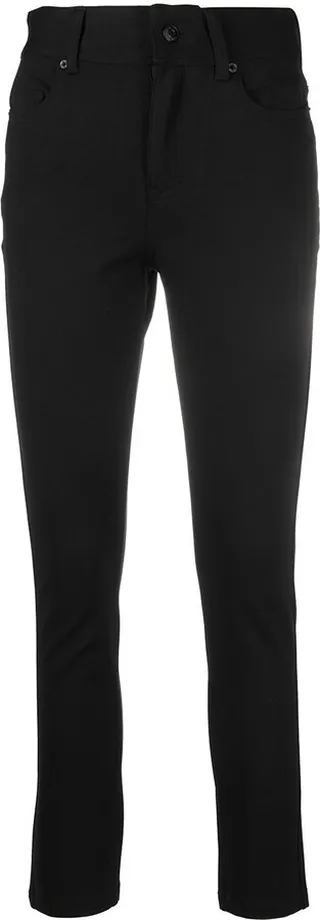 High-Waisted Cropped Trousers