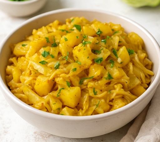 Kohl und Kartoffeln - Ayurvedische Vegetarische Rezepte