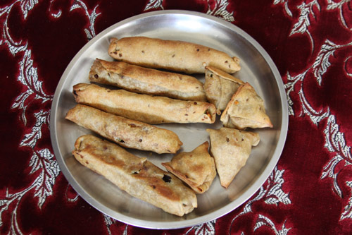 Ayurvedische Samosas und Rollen - Ein gesundes, fettarmes Alternative