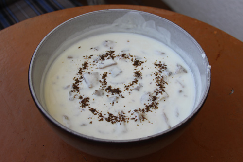 Recipe for Aloo ka Raita - Yoghurt Sauce with Potatoes