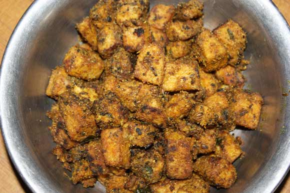Jimikand ki Sabzi - Trockene Indische Yam-Rezept