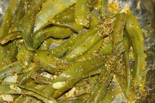 Sem Achaar Rezept - Saure Bohnen Pickles