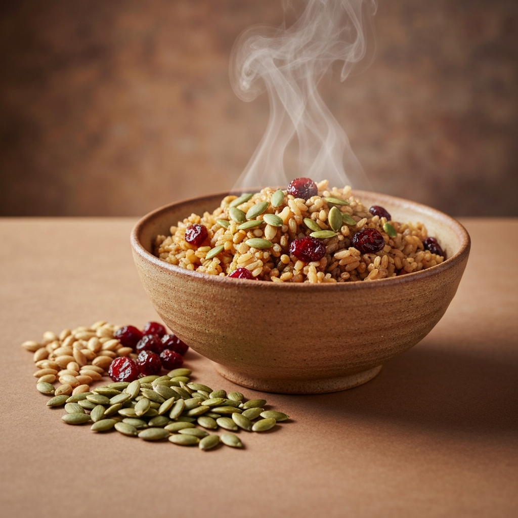 Kapha-Vata Balancing Wheat Groat Pilaf