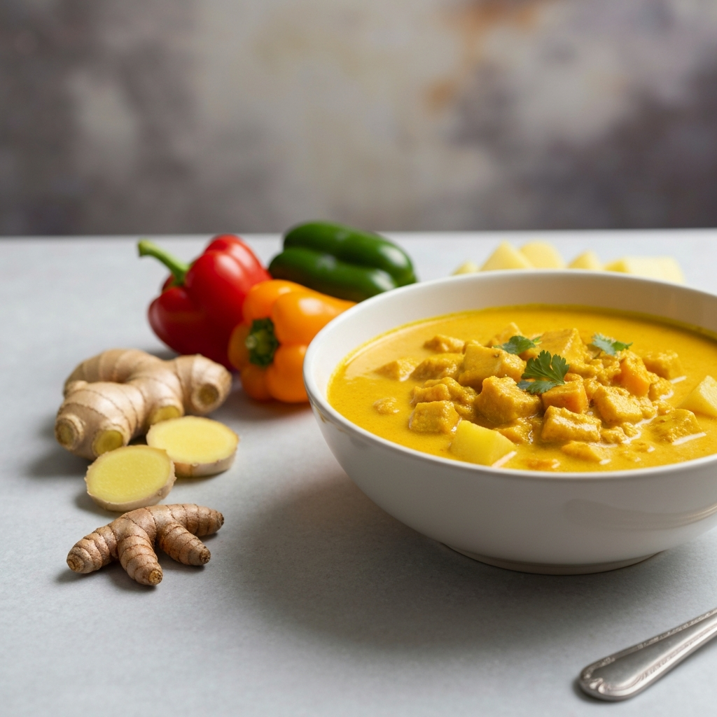 Soothing Coconut & Turmeric Vegetable Curry