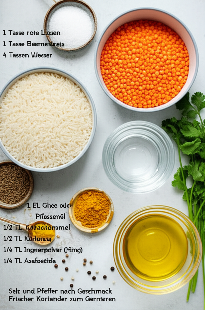 Kapha-Vata Linsen-Reis-Eintopf