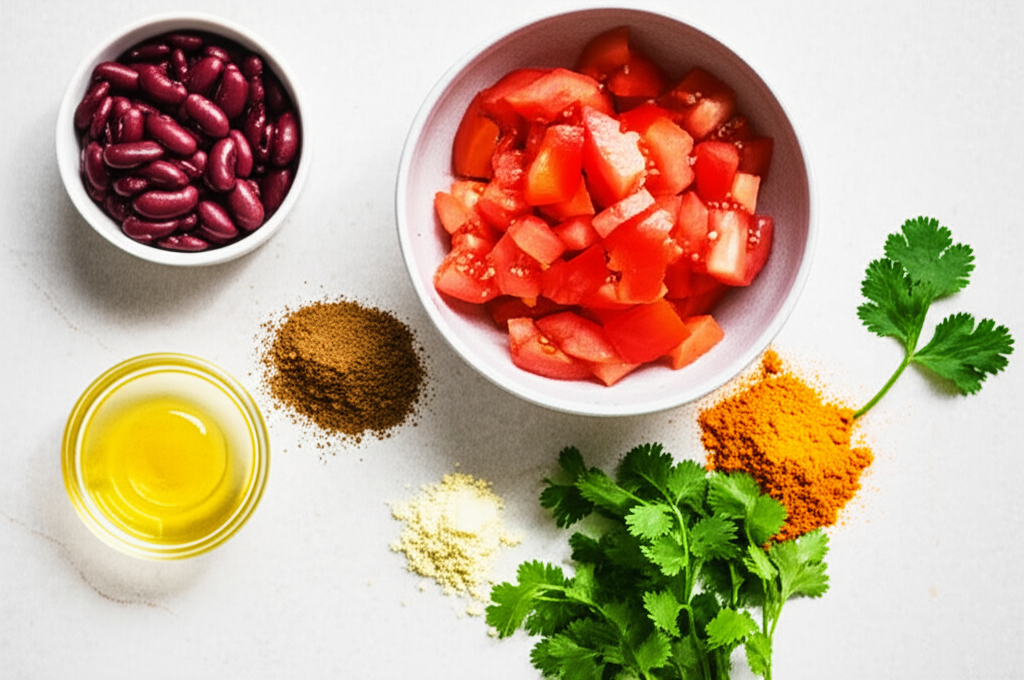 Red Kidney Bean and Tomato Curry