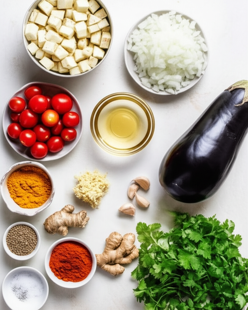Roasted Eggplant and Tomato Curry