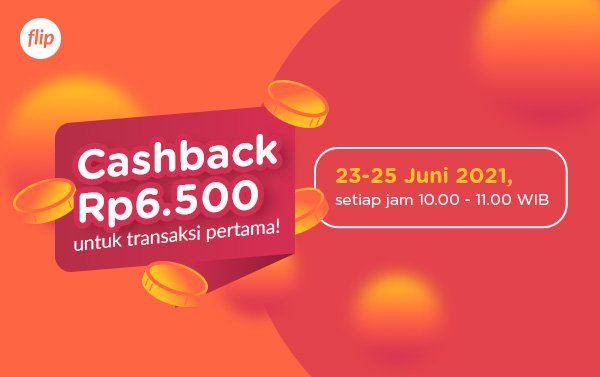 Promo Cashback Rp6.500 untuk Transaksi Pertama