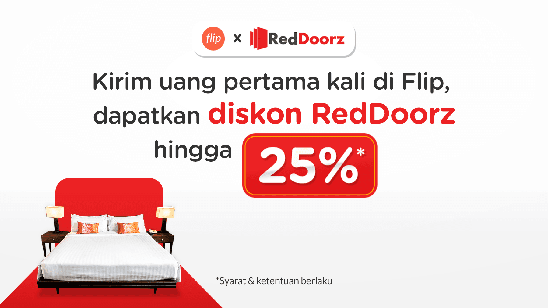 Promo Pengguna Baru: Voucher Diskon RedDoorz 25%