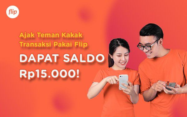 Promo Referral: Ajak Teman Dapet Saldo Rp15.000!