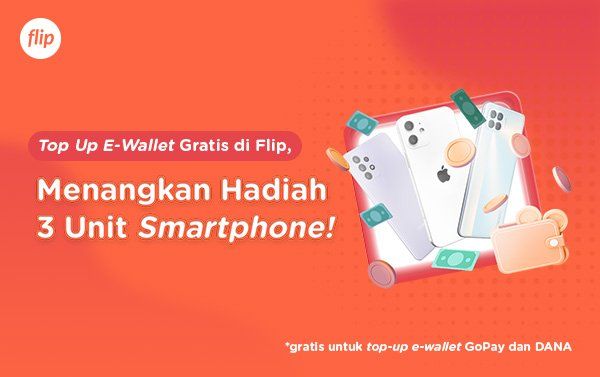 Promo Top Up E-Wallet: Hadiah 3 Unit Smartphone