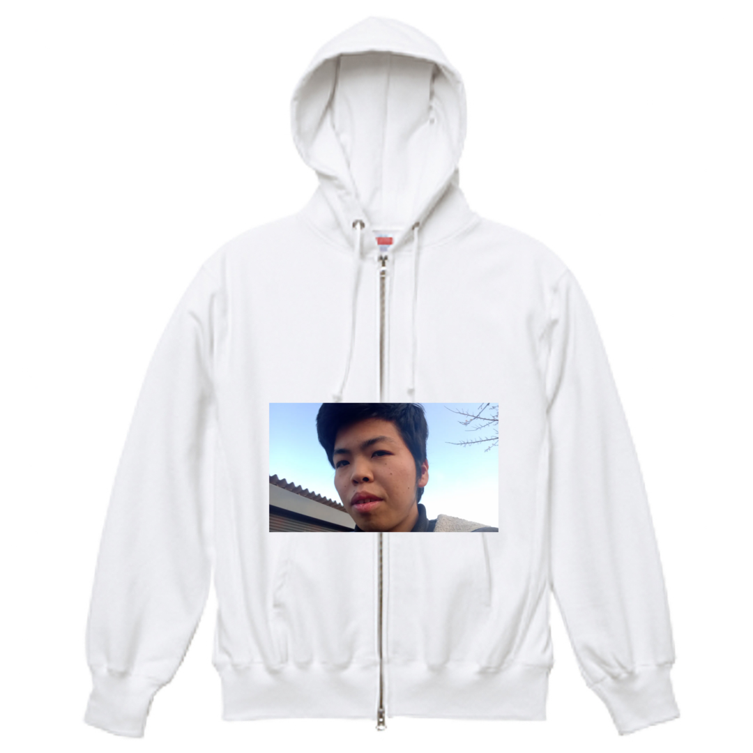 フルジップ パーカー（裏起毛）背面デザイン 12.0oz｜United Athle