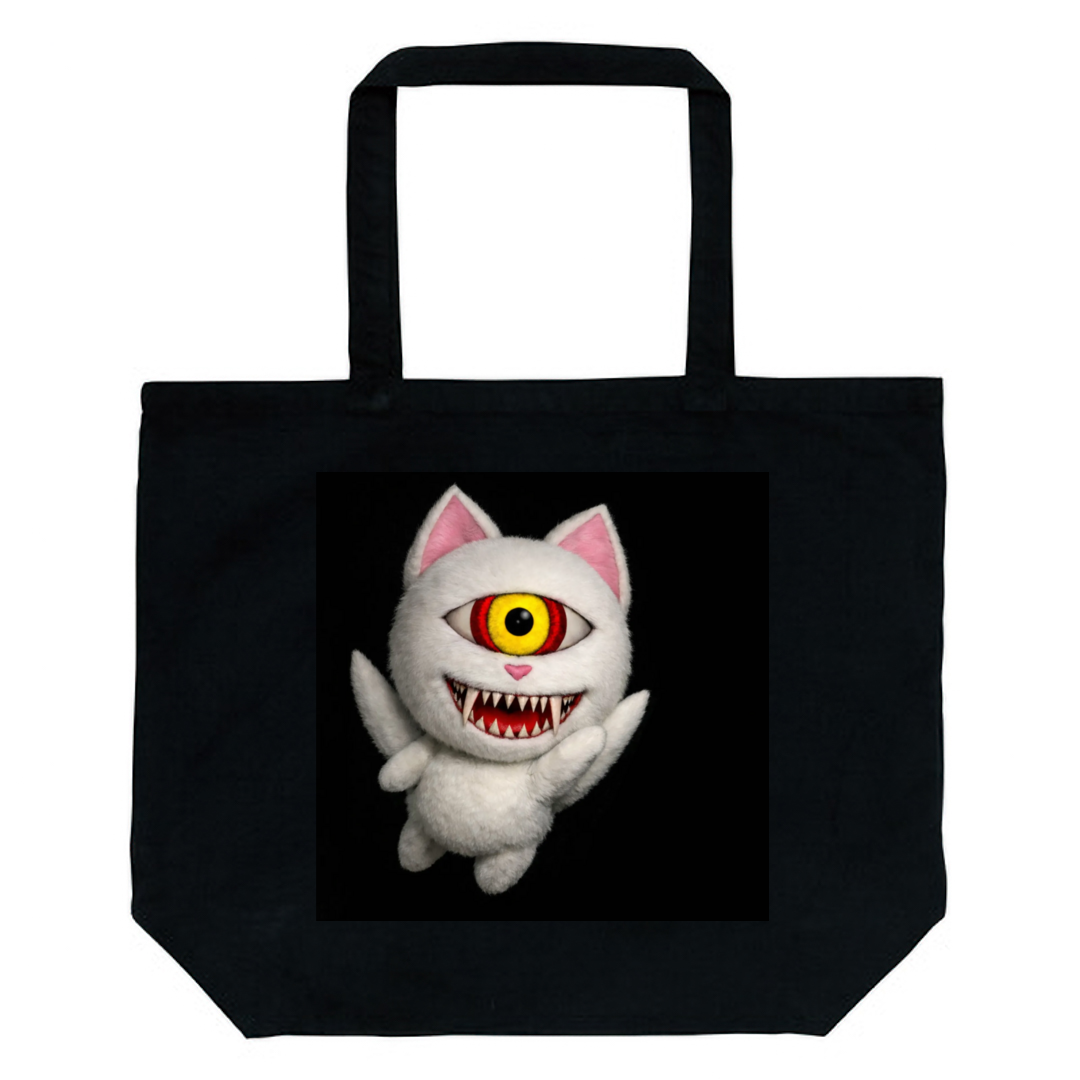 妖怪猫イチメ トートバック12oz（Lサイズ）