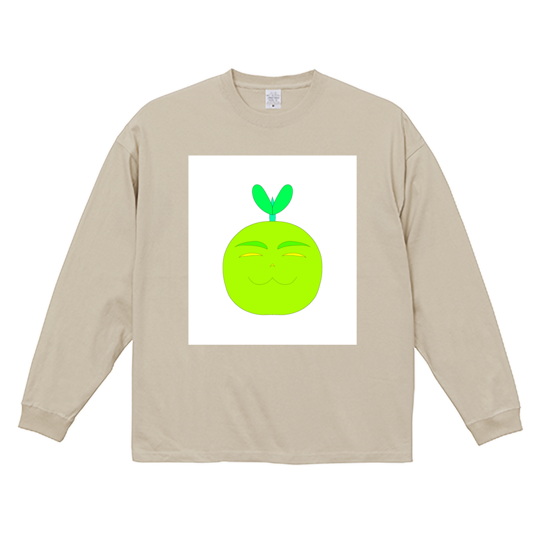 グリーンスライム ビッグシルエット長袖Tシャツ 5.6oz
