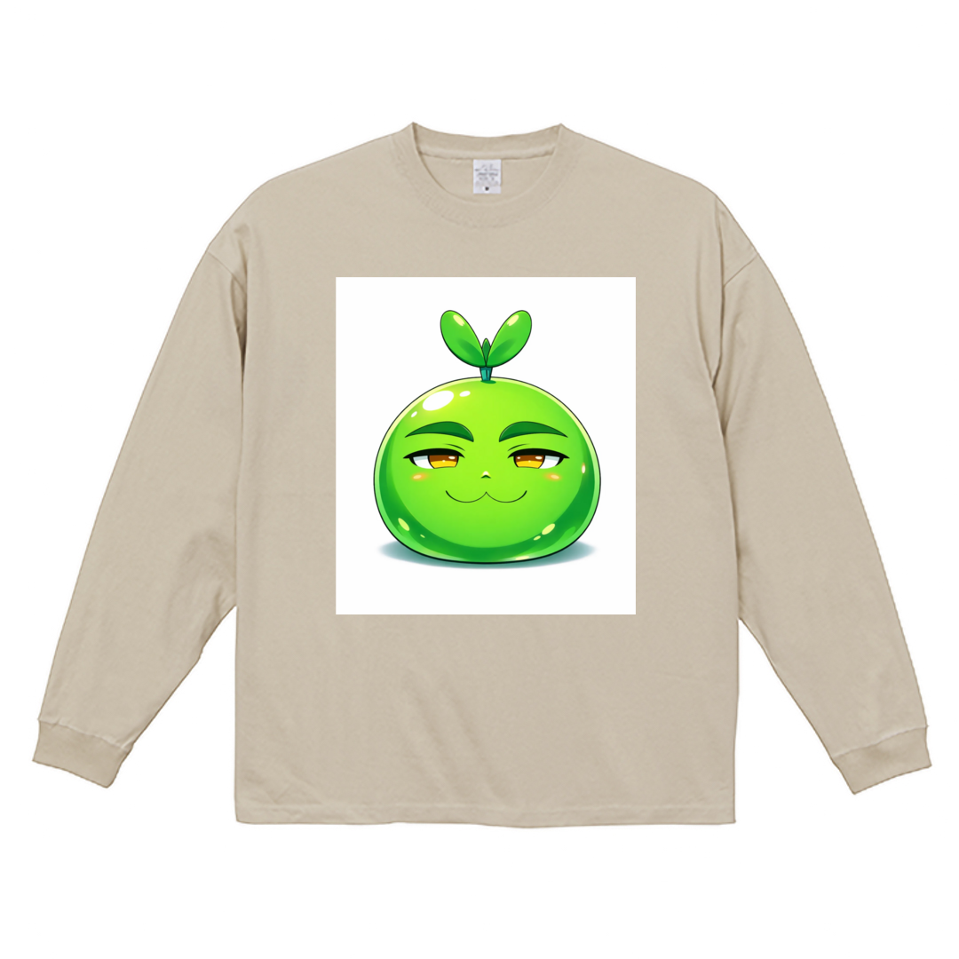 グリーンスライム ビッグシルエット長袖Tシャツ 5.6oz