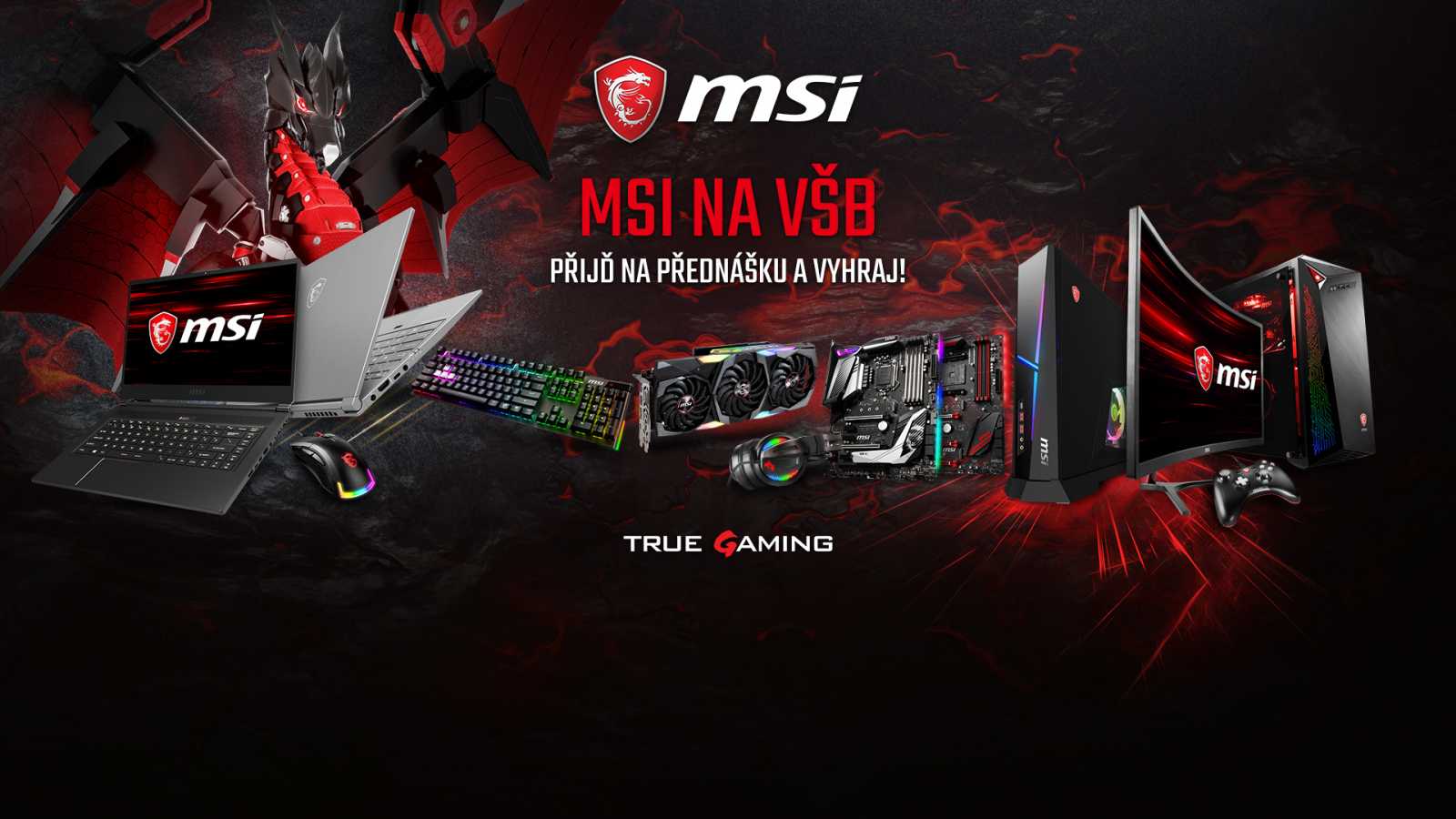 MSI na VŠB - tradiční představení MSI novinek na Vysoké škole v Ostravě